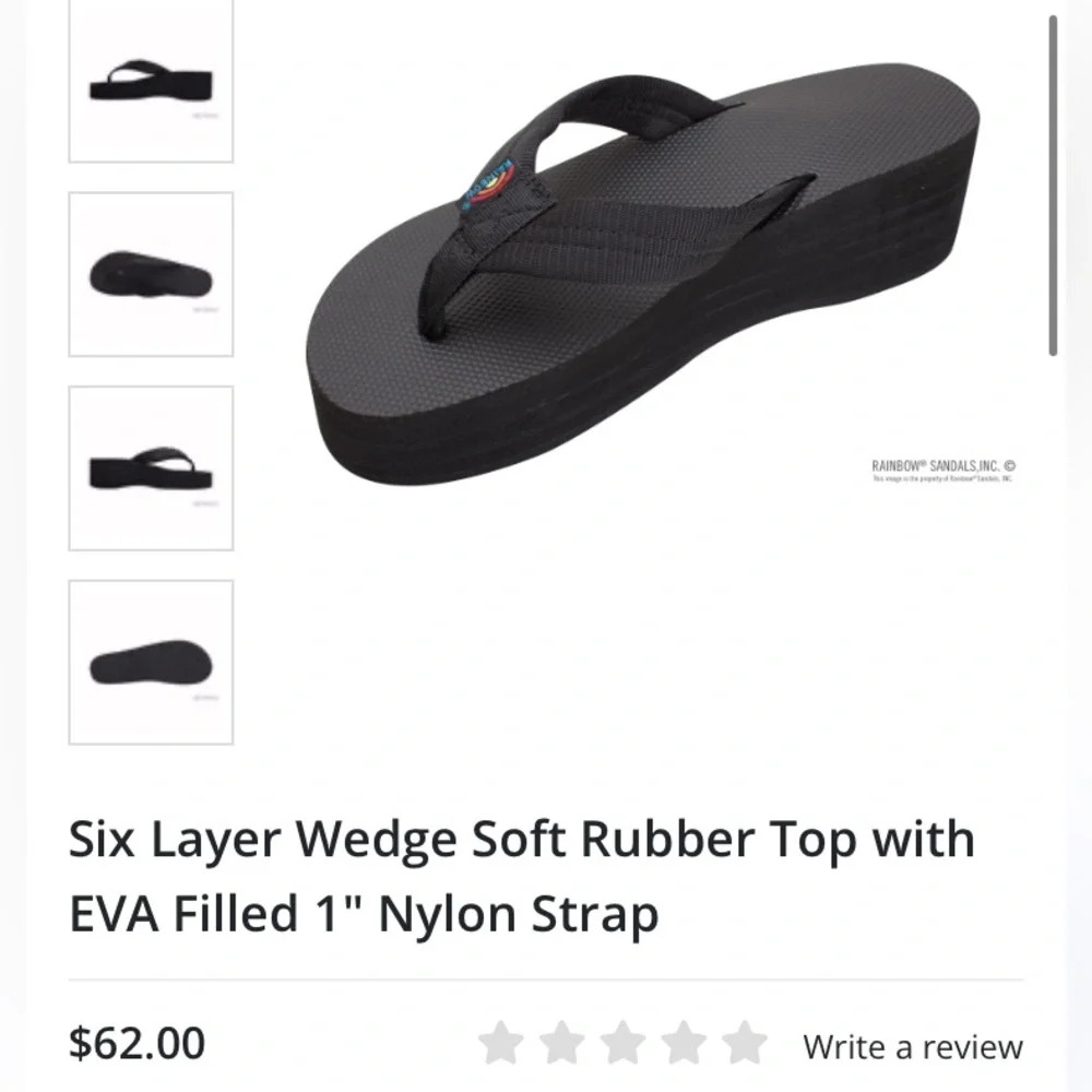 Rainbow brand 6 layer wedge 2.0